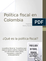 Política Fiscal en Colombia