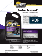 Prestone Command AFC Extended Serv Concentrate Data Sheet