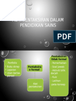 Alat Pentaksiran Dalam Pendidikan Sains