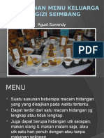 Penyusunan Menu Keluarga Bergizi Seimbang