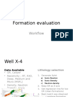 Formation Evaluation Wokflow