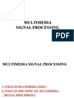 MULTIMEDIA Signal Processing