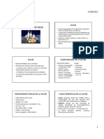 Leche y productos lácteos: composición y procesos