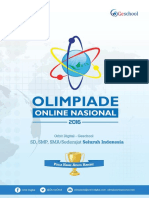 Booklet Olimpiade Online Nasional 2016