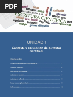 M1 Contexto y Circulación de los textos científicos Complementario