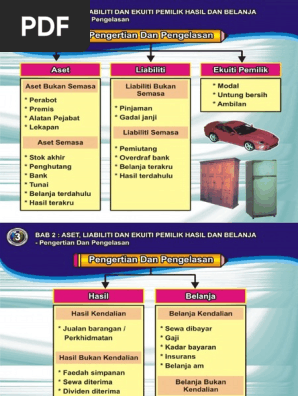 Bab 2 Aset Liabiliti Pemilik Ekuiti Pemilik Hasil Dan Belanja Pdf