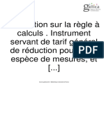 Collardeau-Duheaume - Instruction Sur La Règle À Calculs