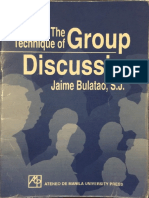 The Technique of Group Discussion PDF