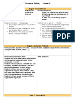 persuasive writing ubd