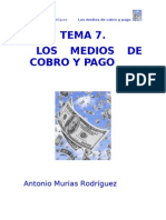 TEMA 7: LOS MEDIOS DE COBRO Y PAGO