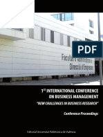 1st Internatrional Conference On Business Management