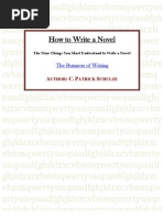 Download How to Write a Novel by C Patrick Schulze SN30690345 doc pdf