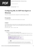 Configuring SSL For SAP Host Agent On Windows - SAP Host Agent - SAP Library