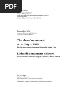 The idea of monument according to BBPR