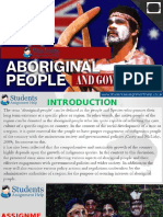 Assignment On Aboriginal People and Government