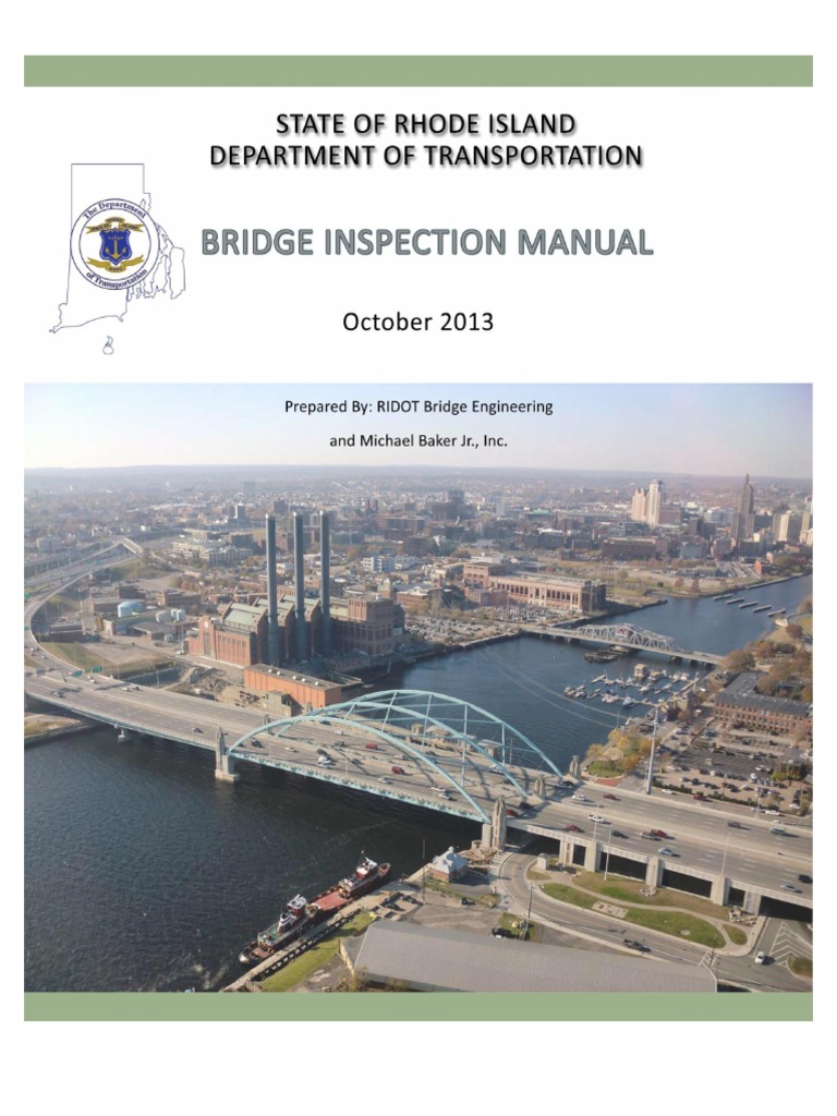 RIDOT Bridge Inspection Manual Quality Assurance Civil Engineering