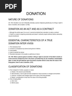 Donation