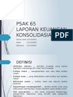 PSAK 65 Konsolidasi