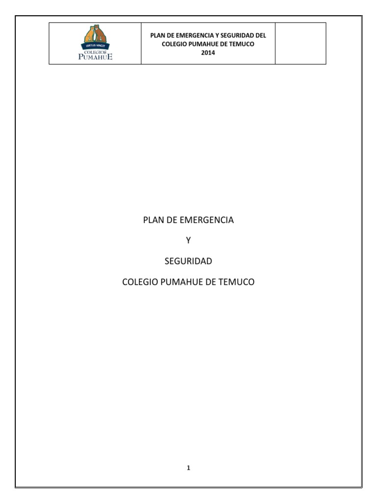 Plan de Seguridad Integral | PDF | Simulación | Temblores