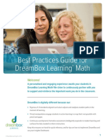 Best Practices Guide For Dreambox Learning Math: Welcome!