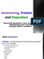 Erosion and Deposition Weathering
