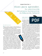 Construccion Proceso Lectoescritor EI PDF