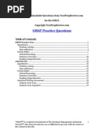 Gmat Strategysheet Graduate Management Admission Test Argument