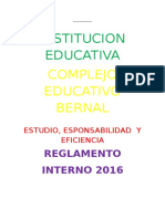 Reglamento Escolar