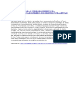 Pressupostos Para o Estudo Dos Direitos Da Personalidade Na Dogmática Dos Direitos Fundamentais