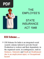 The Employee's State Insurance Act 1948