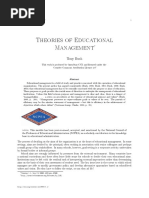 Theories of Educational Management 1