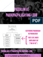 Pagdalaw at Pakikipagpalagayang-Loob