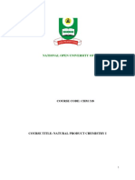 Natural Products Chemistry I