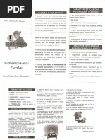 Folheto - Violência na Escola
