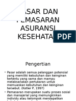 Pasar Dan Pemasaran Asuransi Kesehatan