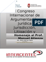 Libro Digital de Ponencias i Congreso Internacional de Argumentación Jurídica 2016