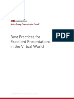 Whitepaper Best Practices For Excellent Presentaions Mandel Communications PDF