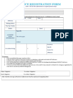 Conference Registration Form: (Note: Fill All The Information in Capital Format Only)