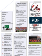 2015 Youth Camp Football Brochure