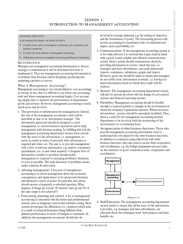 Managementaccountingnotes | PDF
