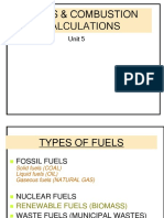 Fuels Combustion Calculation
