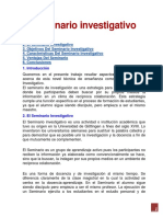 El Seminario Investigativo