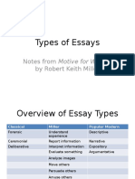 1b Types of Essays Miller