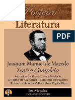 Joaquim Manuel de Macedo - Teatro Completo - Iba Mendes