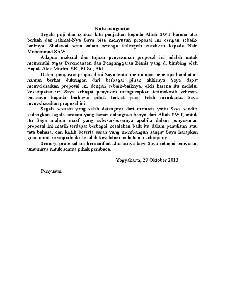 Bisnis Plan Kedai Kopi Jalanan Bisnis Plan Kedai Kopi Jalanan