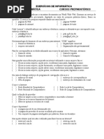 Exercicios Internet