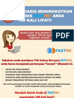 Rahasia Meningkatkan Bisnis FASTPAY Anda Hingga 100 Kali Lipat