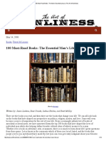100 Must Read Books_ the Man's Essential Library _ the Art of Manliness