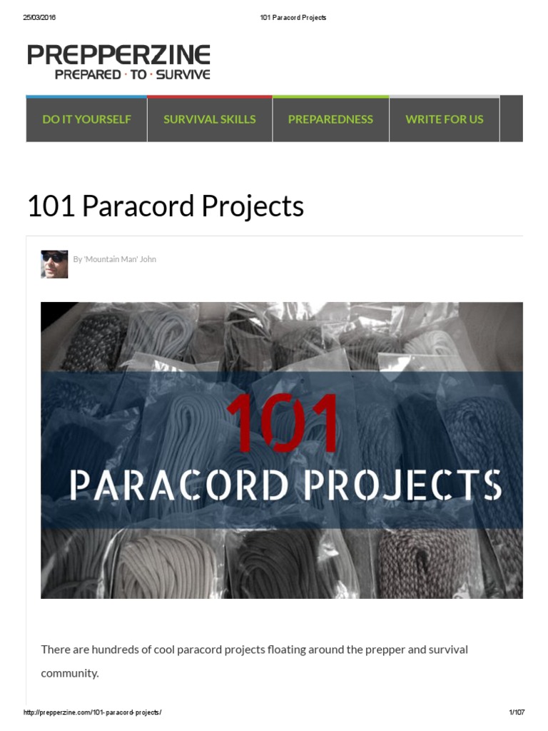 101 Paracord Projects, PDF, Leash