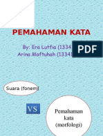 Pemahaman Kata